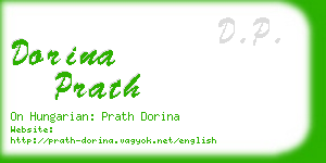 dorina prath business card